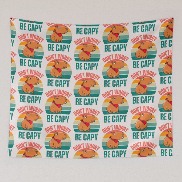Item preview, Don't worry be capy  capybaras lover 2024 designed and sold by erozzz.