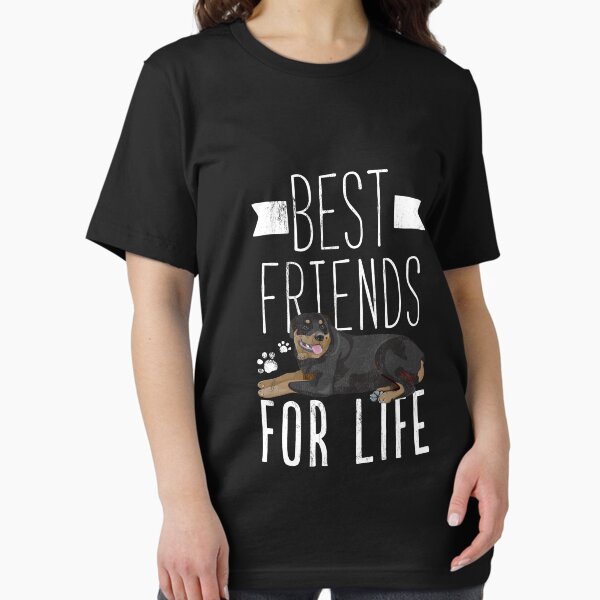 Item preview, Rottweiler Best Friends For Life Funny Dog Breed Tee designed and sold by noirty.