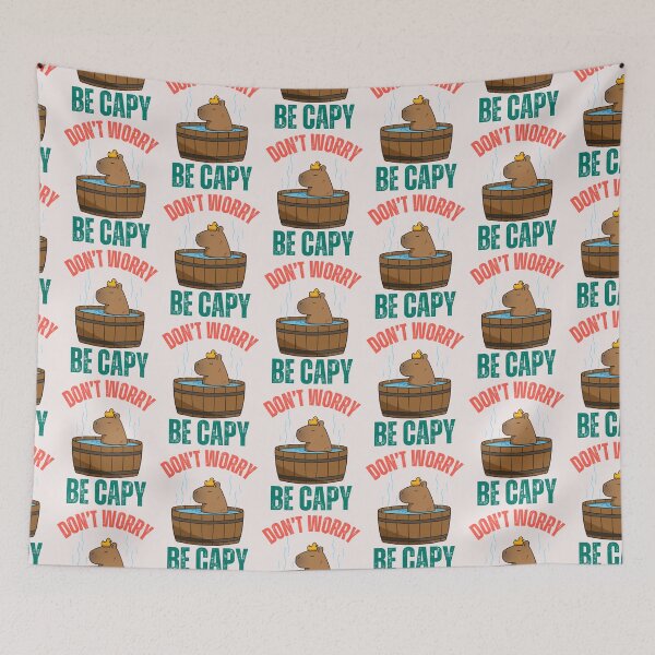 Item preview,  Don't worry be capy  capybaras lover 2024 designed and sold by erozzz.