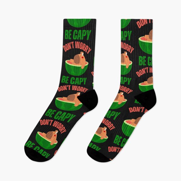 Item preview,  Don't worry be capy  capybaras lover 2024 designed and sold by erozzz.