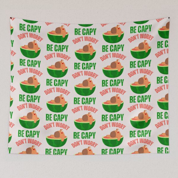 Item preview,  Don't worry be capy  capybaras lover 2024 designed and sold by erozzz.