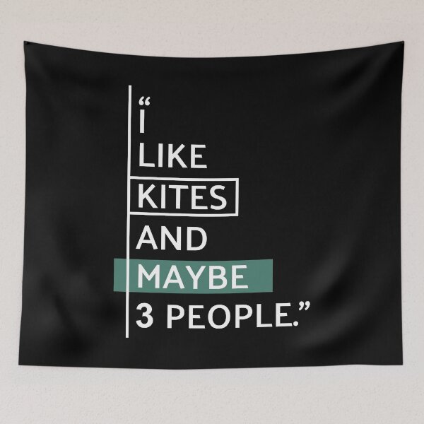 Item preview, I Like Kites Quote designed and sold by MaryAller.