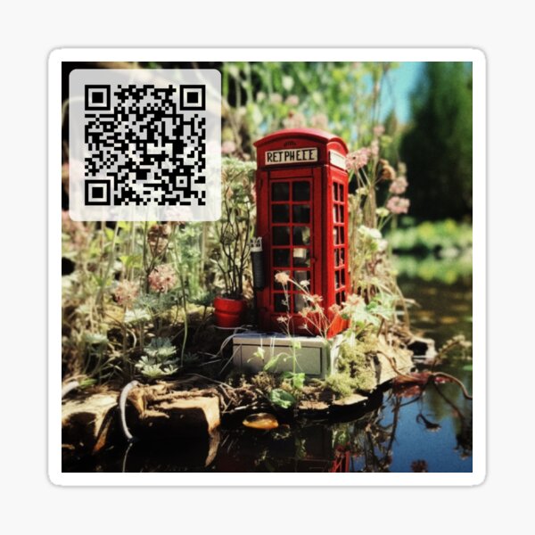 Item preview, Phone Booth For Bugs Sticker designed and sold by birdphonebooths.
