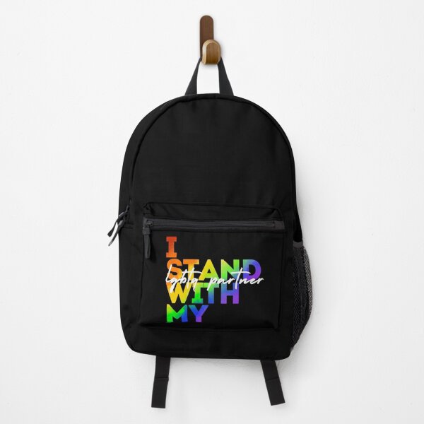 Item preview, I Stand With My LGBTQ Partner designed and sold by Kiwis-Colors.