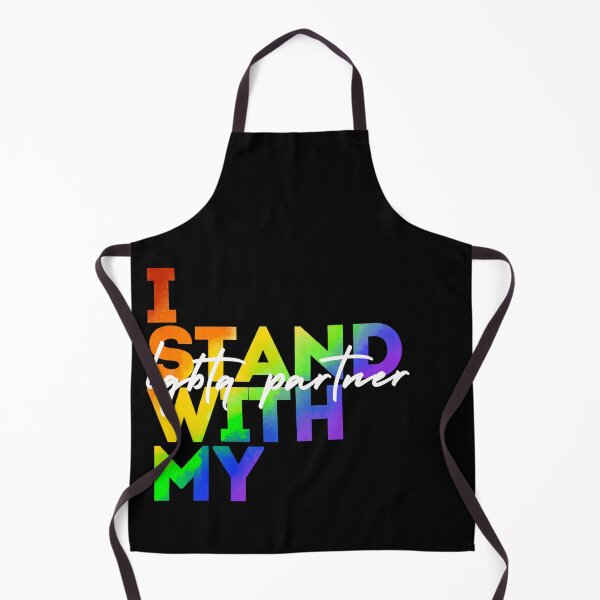 Item preview, I Stand With My LGBTQ Partner designed and sold by Kiwis-Colors.