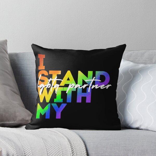 Item preview, I Stand With My LGBTQ Partner designed and sold by Kiwis-Colors.