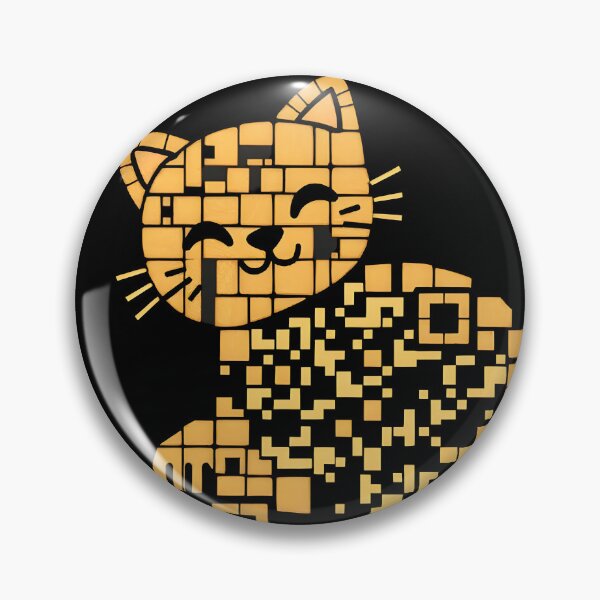 Item preview, Pixel Purrfection - QR Code Feline designed and sold by deepakrode7.