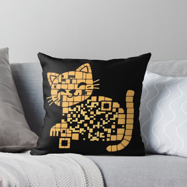 Item preview, Pixel Purrfection - QR Code Feline designed and sold by deepakrode7.