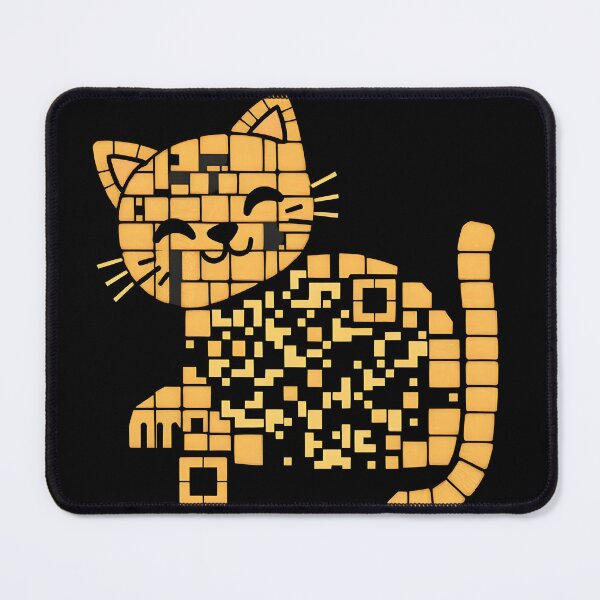 Item preview, Pixel Purrfection - QR Code Feline designed and sold by deepakrode7.