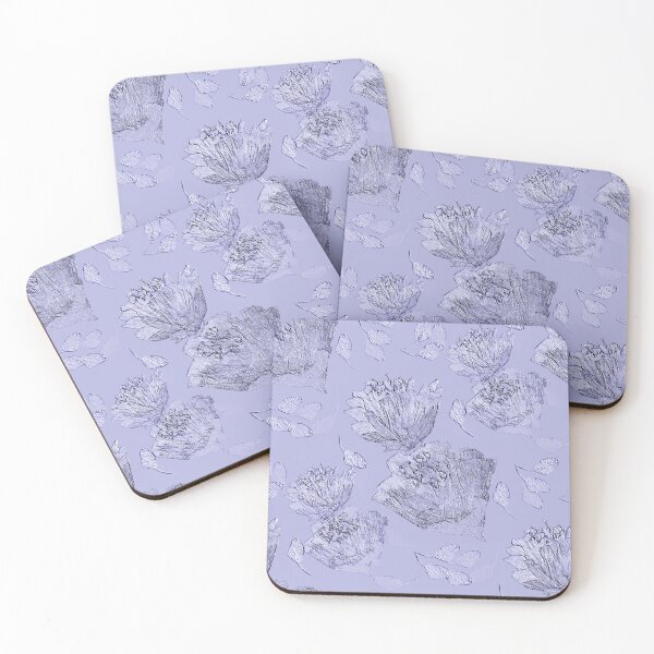Item preview, Springtime Breeze soft Pastel Blossoms in Purple designed and sold by Artistestella.