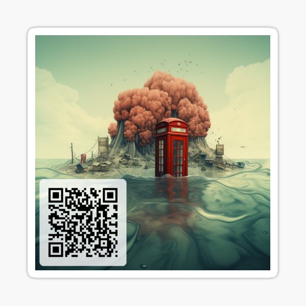 Item preview, Abandoned Volcano Phone Booth designed and sold by birdphonebooths.