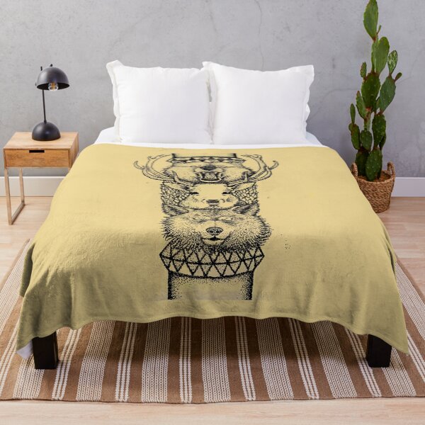 Item preview, Sacred Totem: The Bear, Deer, and Wolf designed and sold by Eve-eva.