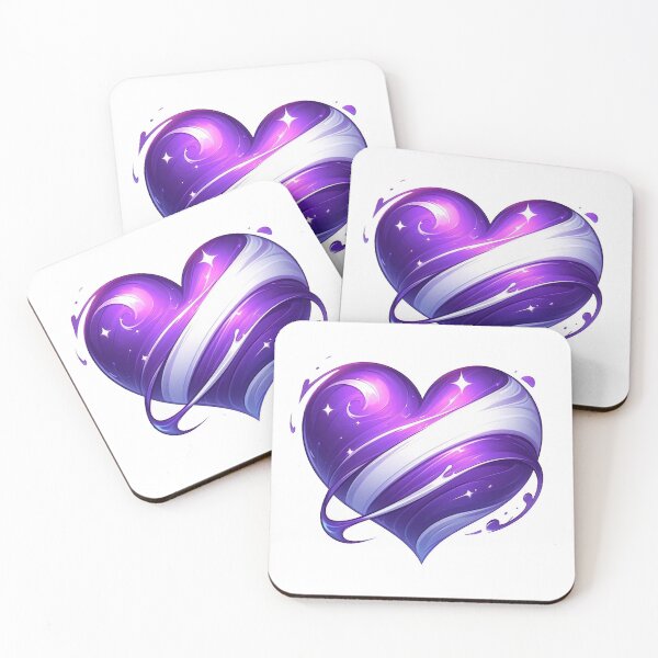 Item preview, Purple Heart in White designed and sold by Simplybe1.