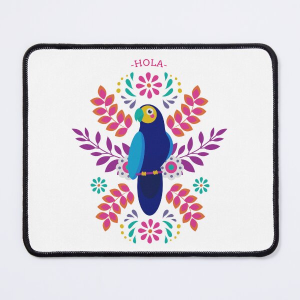 Item preview, Hola! with parrot and flowers Hispanic Heritage inspired T-Shirt  designed and sold by GuesthozGraphix.