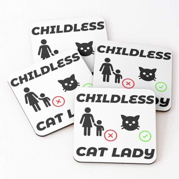 Item preview, Childless Cat Lady designed and sold by Andy Hilaire.