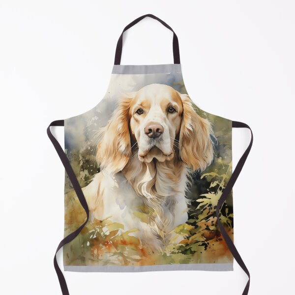 Item preview, Watercolor Portrait of a Clumber Spaniel designed and sold by Samuelsboro.