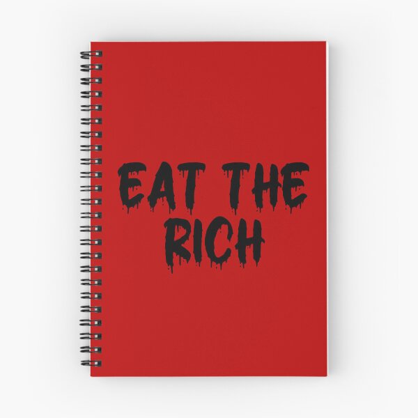 Item preview, BLACK ON RED EAT THE RICH BLOOD DRIP designed and sold by RomeArtCo.