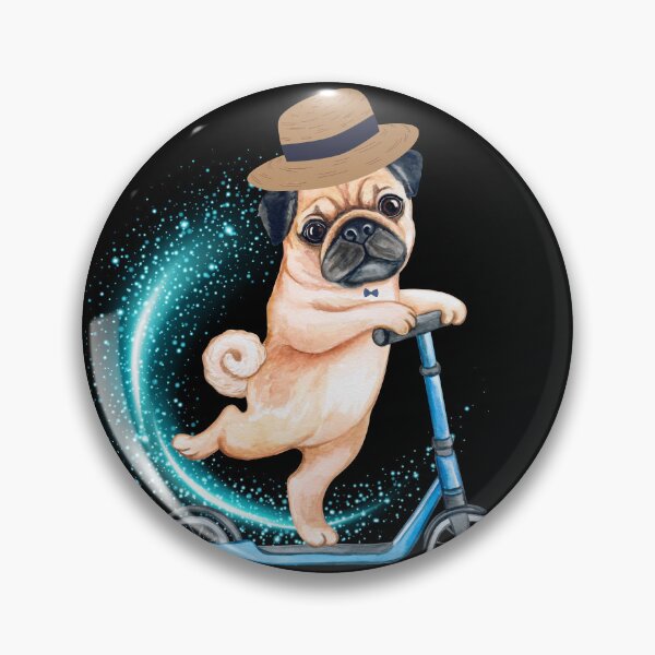 Item preview, dog and scooter designed and sold by CCEINnoc.