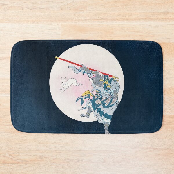 Item preview, The Jade Rabbit and Sun Wukong - Traditional Japanese Print designed and sold by HistorySimple.