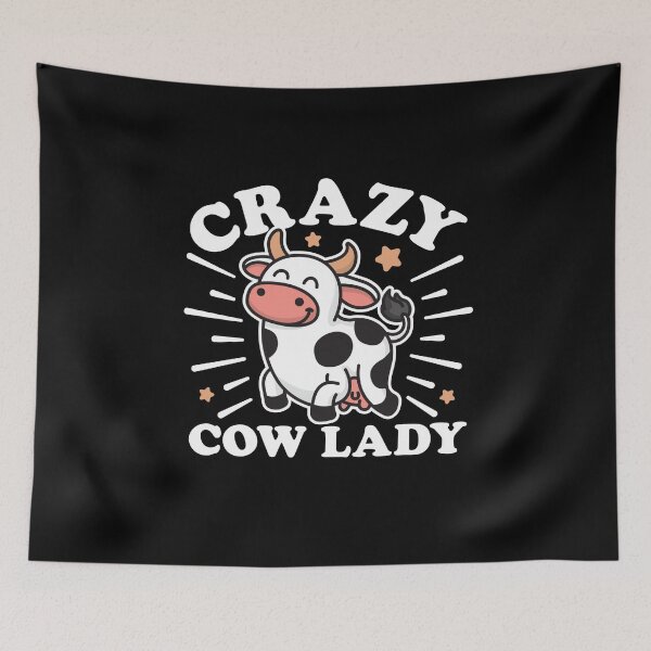 Item preview, Crazy Cow Lady designed and sold by NQArtist.