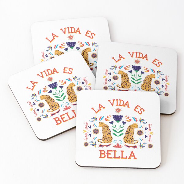 Item preview, La Vide Es Bella (Life is Beautiful) Hispanic Heritage Inspired T-Shirt designed and sold by GuesthozGraphix.