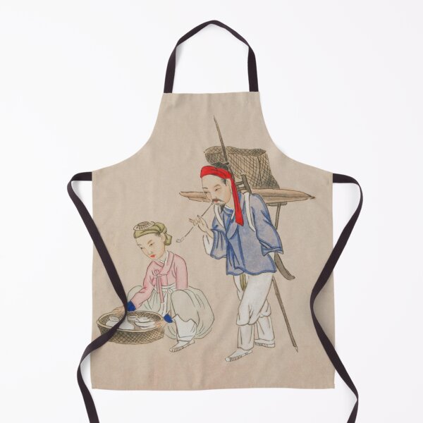 Item preview, Korean Painting Minhwa Traditional Korean Art Vintage Folk Art Peddlers designed and sold by allpalgo.
