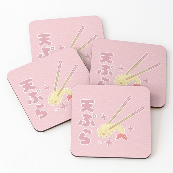 Item preview, Kawaii Tempura Chopsticks Kanji Design designed and sold by KawaiiKittan.
