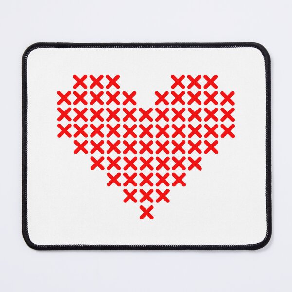 Item preview, Cross Stitch Red Heart designed and sold by StickieBuddies.