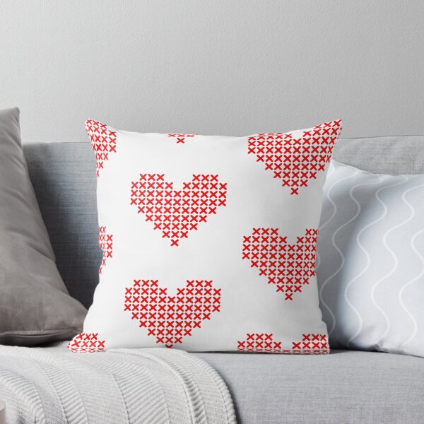 Item preview, Cross Stitch Red Heart designed and sold by StickieBuddies.