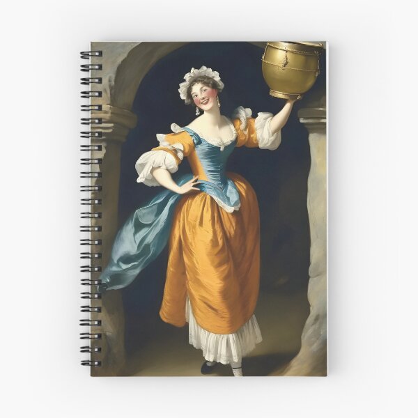 Item preview, Commedia dell'Arte Actress Marinetta 18th Century Style designed and sold by Talia Felix.