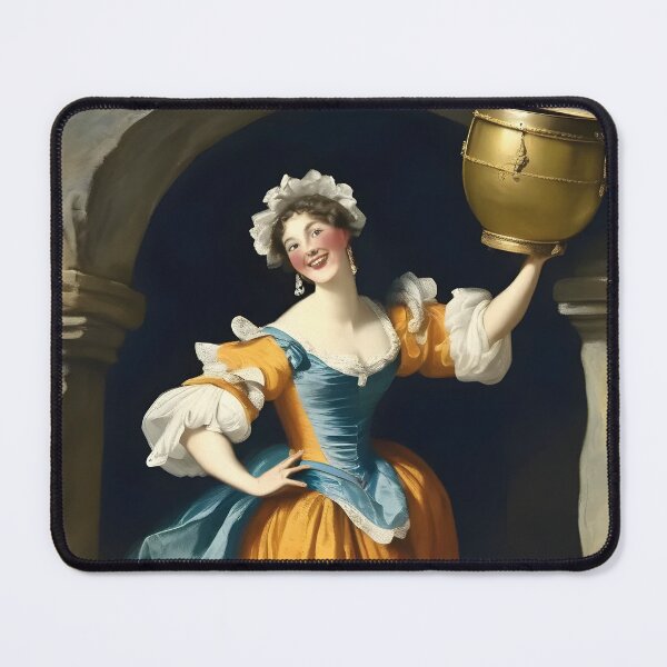 Item preview, Commedia dell'Arte Actress Marinetta 18th Century Style designed and sold by Talia Felix.