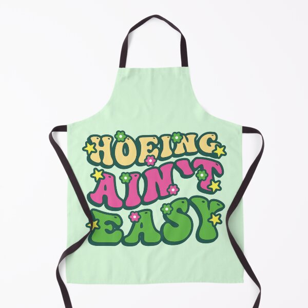 Item preview, Groovy Gardener mom design , Hoeing ain`t easy - Colorful text design for Organic Gardening designed and sold by Fokma.