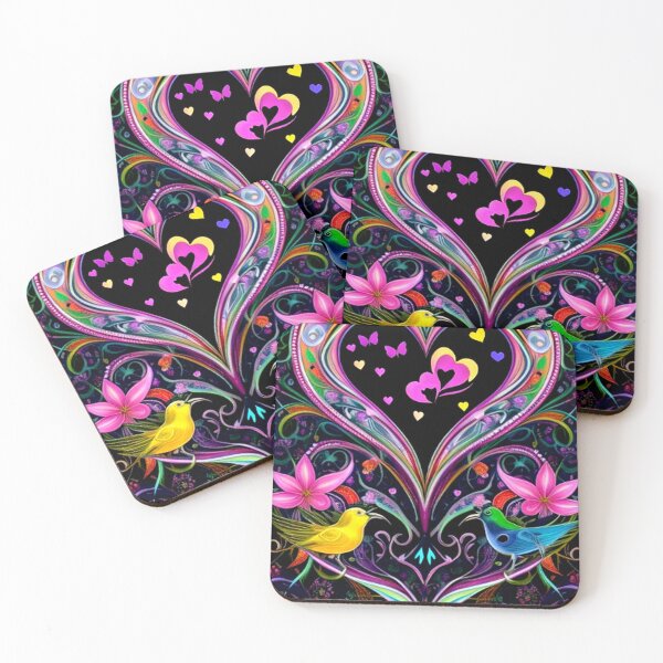 Item preview,  Abstract Hearts Art  designed and sold by TheDarkWardrobe.