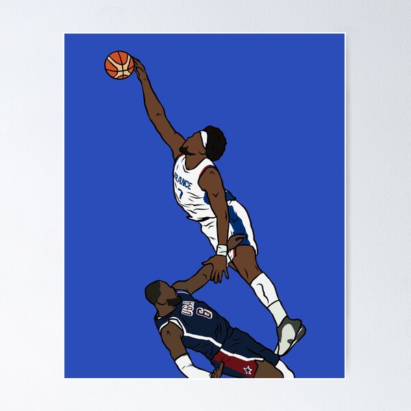 Item preview, Guerschon Yabusele Dunks on LeBron designed and sold by RatTrapTees.