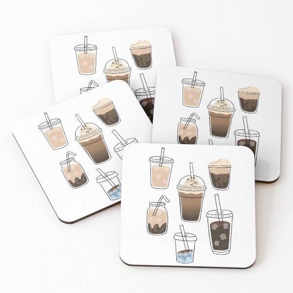Item preview, Iced coffee collection designed and sold by DesignByLeesh.