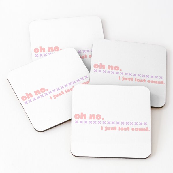 Item preview, Just Lost Count (Clean) designed and sold by overcastgoods.