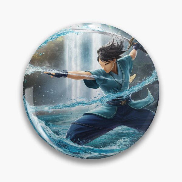 Item preview, Epic Anime Water Swordsman - graphic designed and sold by Kurczaq-Shop.