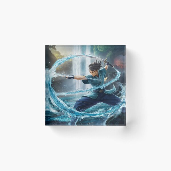 Item preview, Epic Anime Water Swordsman - graphic designed and sold by Kurczaq-Shop.
