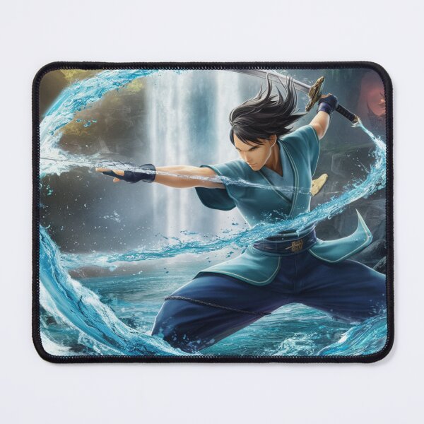 Item preview, Epic Anime Water Swordsman - graphic designed and sold by Kurczaq-Shop.