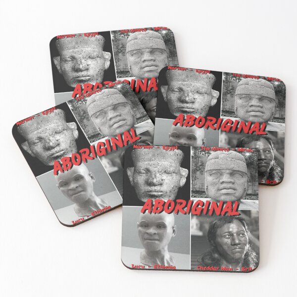 Item preview, Aboriginal - Narmer, The Olmecs, Lucy, Cheddar Man designed and sold by uh-mee-ruh.