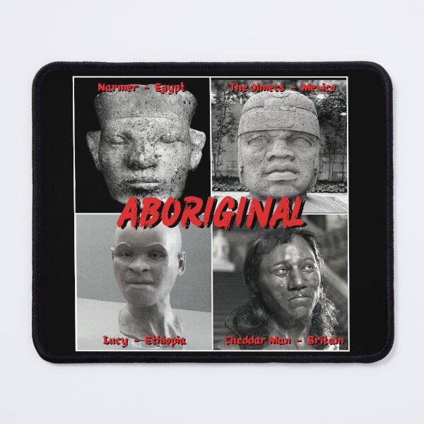 Item preview, Aboriginal - Narmer, The Olmecs, Lucy, Cheddar Man designed and sold by uh-mee-ruh.