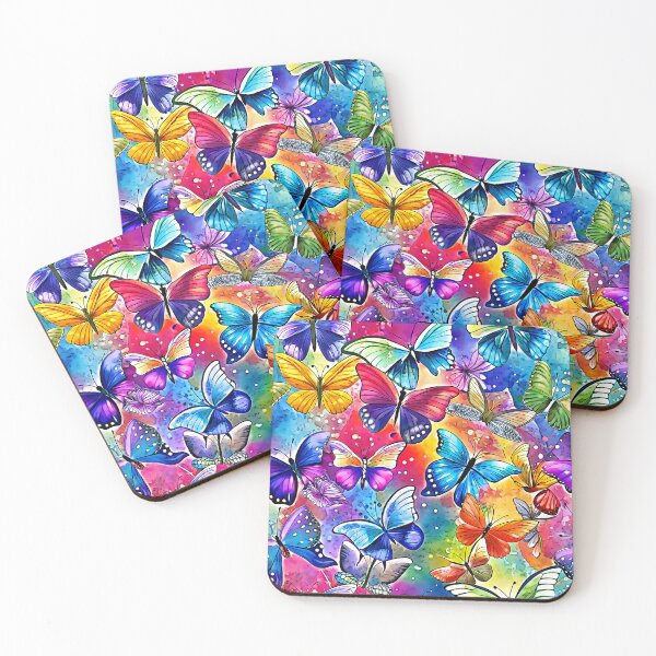 Item preview, Vibrant Watercolor Butterfly Pattern designed and sold by Michael van der Hoorn.