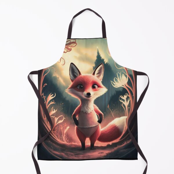 Artikelvorschau, Wunderlicher Fuchs. Niedlicher Fantasiefuchs, magischer Wald, zauberhaftes Waldland, Vintage-Fuchs entworfen und verkauft von FoxVibes.