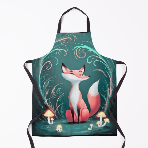 Artikelvorschau, Wunderlicher Fuchs. Niedlicher Fantasiefuchs, magischer Wald, zauberhaftes Waldland, Vintage-Fuchs entworfen und verkauft von FoxVibes.