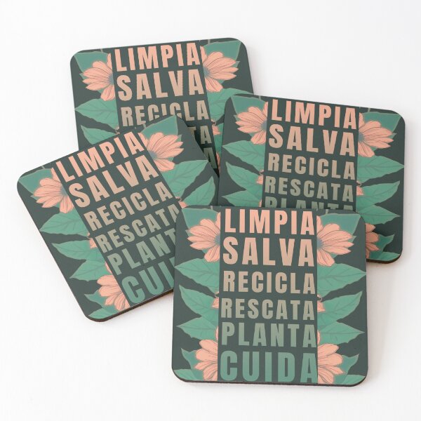 Item preview, CLEAN, SAVE, RECYCLE, RESCUE, PLANT, CARE, EARTH DAY QUOTES designed and sold by La Loca.
