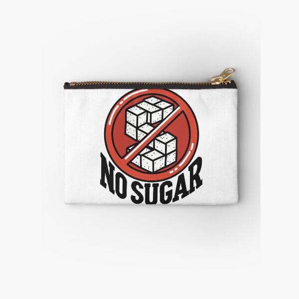 Item preview, No sugar sugar free fitness diet typography healthy designed and sold by WowCustomDesign.