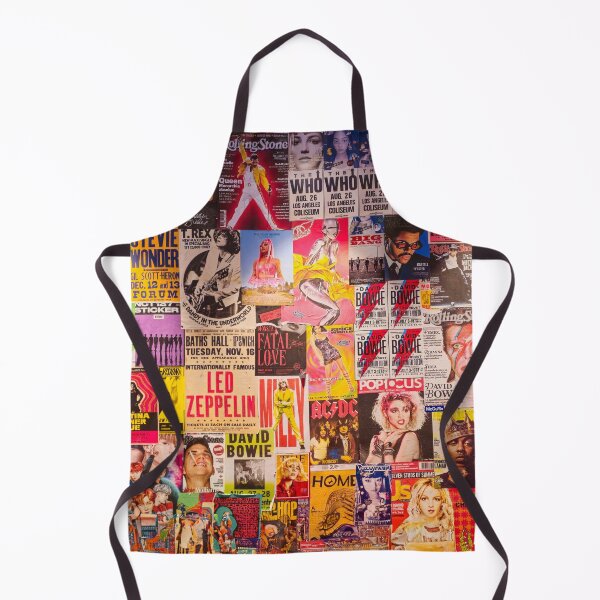 Item preview, A colorful collage of vintage music posters 70s 80s 90s designed and sold by WheresMyMojo.