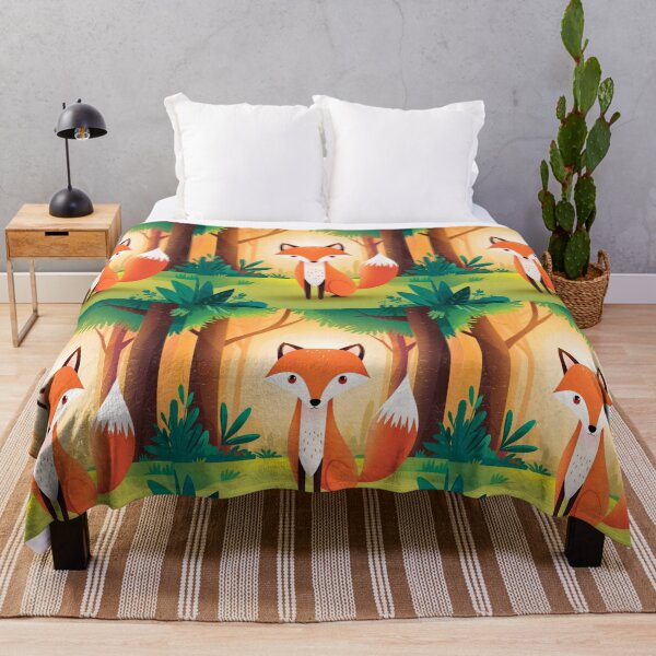 Artikelvorschau, Wunderlicher Fuchs. Niedlicher Fantasiefuchs, magischer Wald, zauberhaftes Waldland, Vintage-Fuchs entworfen und verkauft von FoxVibes.