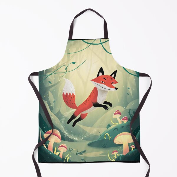 Artikelvorschau, Wunderlicher Fuchs. Niedlicher Fantasiefuchs, magischer Wald, zauberhaftes Waldland, Vintage-Fuchs entworfen und verkauft von FoxVibes.
