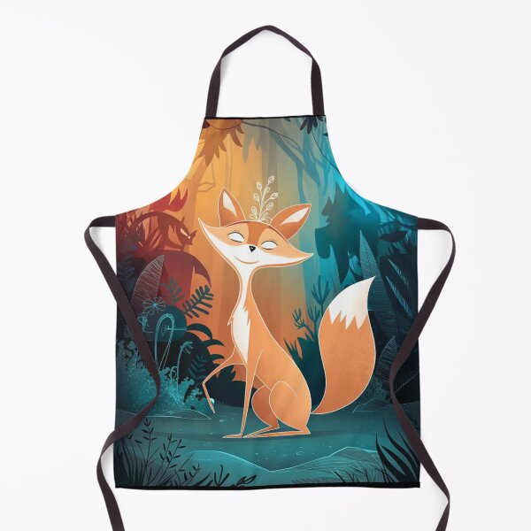 Artikelvorschau, Wunderlicher Fuchs. Niedlicher Fantasiefuchs, magischer Wald, zauberhaftes Waldland, Vintage-Fuchs entworfen und verkauft von FoxVibes.